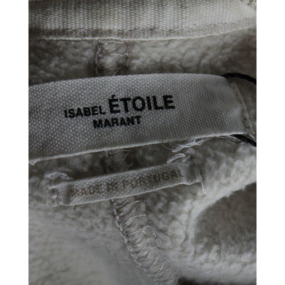 Isabel Marant Etoile Gallian Colorblock Logo Pullover Sweatshirt in Pink Cotton - Picture 4 of 5